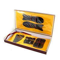 Natural Buffalo Horn Comb Multi-Shape GuaSha Scraping Massage Tools for SPA Acupuncture