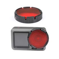 Camera Lens Waterproof Red Diving Filter Absorbing Blue Light for DJI OSMO Action Camera Accessories