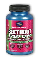Natural Sport Beet Root Caps, Blue, 90 Count