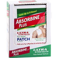 Absorbine Jr. Ultra Strength Pain Patch | Shoulder, Joint, Hip and Neck Pain Relief | Lasts Up to 8 Hours | 18 Count