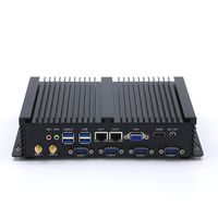 IDEARACE Mini Computer, Intel Celeron Dual Core CPU HTPC/Home PC, 8GB RAM, 128GB SSD, Intel HD Graphics, 4xCOM RS232, 4xUSB 3.0, 2xNICs, HDMI, VGA, Wi-Fi