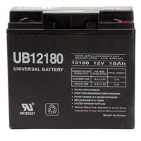 Universal Power Group 12 Volt - 18 Ah - F2 Terminal - UB12180 F2 - AGM Battery - UPG 40648