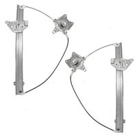 Driver and Passenger Front Manual Window Lift Regulators Assemblies Replacement for Nissan D21 Pickup Truck & Pathfinder 807013B300 807003B300
