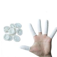 Wxnnx Disposable Latex Finger Cots, Art Latex Tissue Finger Cot, Rubber Fingertips Protective Finger Gloves