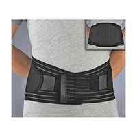 FLA Orthopedics FL31-7222LBLK PROLITE 9 in. Neoprene Lumbar Sacral Back Support - Size- XX-Large -45 - 48 in. by FLA Orthopedics
