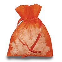 Orange Organza Bags 3 X 4 | Quantity: 30