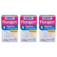 Florajen3 Digestion High Potency Refrigerated Probiotics | Restores Balance in Digestive System | for Antibiotic Side Effects | 90 Capsules