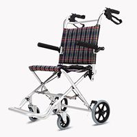 Elderly wheelchair BMX Simple trolley Walker Adult wheelchair Multi-functional wheelchair Folding light Can bear 75 kg (Color : Silver, Size : 575794cm)