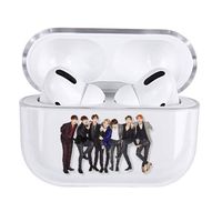 Youyouchard BTS Airpods Case, RM JIN SUGA J-Hope Jimin V JUNG KOOK Airpods Case AirPods Accessories Portable & Protective Transparent Cover Case for Airpods Pro 3(BTS-10)