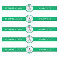 9.8 x 1.4 inches Sticker Labels Food Wrapping Sticker Decorative Baking Sealing Label 120pcs - 12