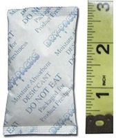 Dry-Packs Industries Silica Gel in Tyvek Rechargeable Dehumidifier Absorbs Moisture 10 Gram 30PK, 30-Pack, 30 Count