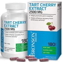 Bronson Tart Cherry Extract 2500 mg Vegetarian Capsules with Antioxidants and Flavonoids Non-GMO Gluten Free Soy Free 180 Count