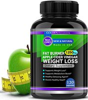Green Apple Cider Vinegar. Healthy Weight Loss & Extra Strength Fat Burner. Non GMO - 120 Capsules. for Women and Men. Made in USA