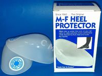 M-F Athletic Plastic Heel Protector Cups Heat Moldable Small Junior Women 7.5 and Less BOX PAIR