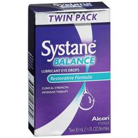 Systane Balance Lubricant Eye Drops, Restorative Formula, Twin Pack 0.67 fl oz