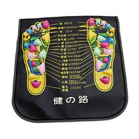 guohanfsh Reflexology Walk Stone Foot Leg Pain Relief Massager Mat Health Care Acupoint Acupressure Pad