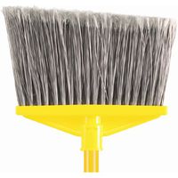 Rubbermaid Commercial 640-6375-GRAY Brute Broom -Gray W-Handle Flagged Po