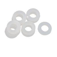 uxcell 10pcs 19mm x 10mm x 3mm Silicone O Ring Seal Gaskets White for Pipe Tube Hose