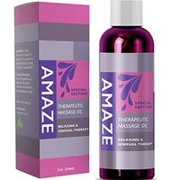 Massage Therapy Oil for Aromatherapy Relaxation and Aphrodisiac Sensual Massage for Lovers Natural Smooth Skin Care with Pure Lavender Jojoba and Sweet Almond Oil Anti-Aging Moisturizer for Dry Skin