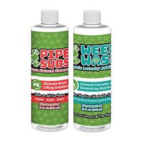 PIPE SUDS Cannabis Odor Eliminator combined with WEED WASH Organic Laundry Additive - Ultimate Cannabis Odor Eliminating Solution, 12 ou MIXED PACK OF 2,  1: Pipe Suds Unscented & 1: Weed Wash Unscent