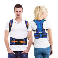 Posture Corrector for Men And Women - Kyphosis Brace Upper Back Brace, Back Straightener for a Healthy Posture Ideal for Neck, Back and Shoulder Pain Therapy for Adults and Adolescents(S)
