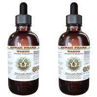 Wahoo Alcohol-Free Liquid Extract, Wahoo (Euonymus Atropurpureus) Dried Root Bark Powder Glycerite Herbal Supplement 2x4 oz