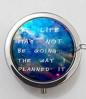 BlackKey My Life May Not Be Going the Way I Planned it 3-Compartment Decorative Pocket Gift Box Case Organizer for Pill, Color 1 -1089
