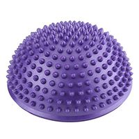 Foot Massage Ball, Foot Massage Half Ball Balance Exercise Pods Spiky for Deep Tissue Foot Muscle Therapy (Color : Purple)