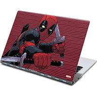 Skinit Decal Laptop Skin for Yoga 910 2-in-1 14in Touch-Screen - Officially Licensed Marvel/Disney Deadpool Dual Wield Design