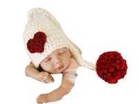 Pinbo Baby Photography Prop Crochet Knitted Heart Hat Caps