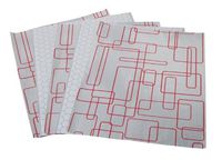 Durable Packaging Foil Sheets,13" x 10.5", Red (Pack of 2500)