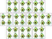 Omnipod Adhesive Patch Precut Avocado Design Adhesive Patches with Split Backing, Easy to Apply x 10 Pack