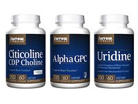 Jarrow Formulas Supplement Bundle (3 Items) – CDP Choline + Alpha GPC + Uridine