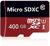 400GB Micro SD Memory Card High Speed Class 10 Micro SD SDXC Card with SD Adapter (400GB)