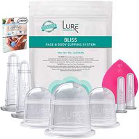 Bliss Face and Body Cupping Therapy Set – Includes Facial Cups for Cupping and Anti-Cellulite Cups - Release Fascia, Lymphatic Drainage, Natural Pain Relief