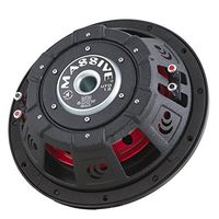 Massive Audio UFO12, 12 Inch Shallow Subwoofer - High Powered 600 Watt Shallow Mount Subwoofer, (3 Inch Voice Coil Dual 4 Ohm) Low Profile Car Subwoofer with Deep Bass. Sold Individually