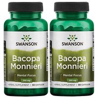 Swanson Bacopa Monnieri Extract Bacognize 250 Milligrams 90 Capsules 2 Pack