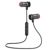 Proshine Bluetooth Headphones Wireless Earbuds Sweatproof Earphones Magnetic Attraction Stereo Earphones for Running Workout Gym Noise Cancelling (X-Black)