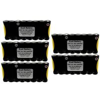 5x Exell Custom 9.6V 800mAh (8xAA) NiCd Battery Pack