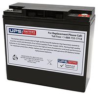 CSB HRL1280W - 12Volt 20 Amp Hour Sealed Lead Acid Battery Replacement w/Internal Thread Terminal