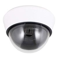 Yohii Dome Designed Plastic CCTV CCD Security Camera Cover Black+White