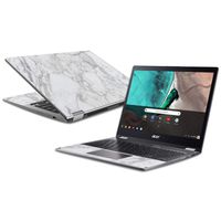MightySkins Skin Compatible with Acer Chromebook Spin 13 (2018) - Frost Marble | Protective, Durable, and Unique Vinyl Decal wrap Cover | Easy to Apply, Remove, and Change Styles | Made in The USA