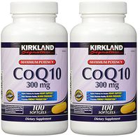 Kirkland VfmxR, COQ10 300 mg 100 Softgels (Pack of 2)