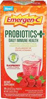 Alacer, Emergen C Probiotics Plus Raspberry 14 Count, 0.2 Ounce