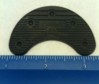 SoleTech Plastic Heel Plate Savers with Nails - Black, Size 6, 6 Pairs