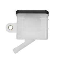 Lefossi Universal Motorcycle Foot Rear Brake Master Cylinder Tank Oil Cup Fluid Bottle Reservoir