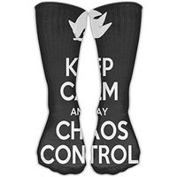 XIUARROWXIU Socks Keep Calm Shadow The Hedgehog Womens Champion Dress Athletic Work Long Knee High Stockings Tights