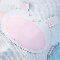JERKEY Heating Belt,Waist Massager Portable Charging Far Infrared Heated Ultra-Thin Electric Abdominal Warm Palace Belt - Warm Women's,Rabbit