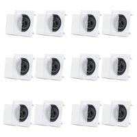 Acoustic Audio CS-I63S-6PR 300 Watt 6.5" 3-Way Home Theater In-Wall/Ceiling Speakers (6-Pair)