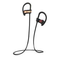 Tritina Sports Bluetooth Earphone Built-in Microphone,Sweatproof Wireless Headphone with Memory Foam Earbuds Stereo Sound for Running,Jogging - Black with Gold
